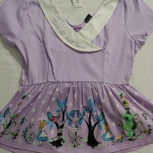 Disney Alice in wonderland blouse